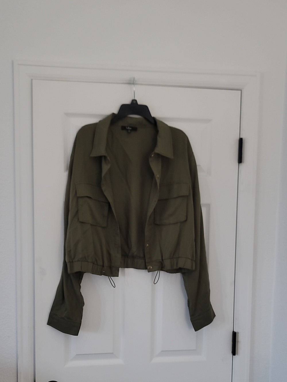 Lulu's Olive Green Teddy Jacket - Women's